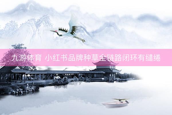 九游体育 小红书品牌种草全链路闭环有缱绻