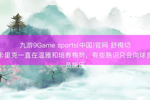 九游9Game sports(中国)官网 舒梅切尔：卡里克一直在温雅和培养梅努，有些熟识只会向球员施压
