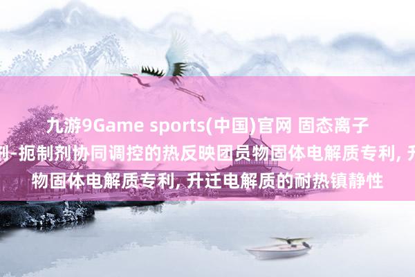 九游9Game sports(中国)官网 固态离子动力科技肯求基于激勉剂-扼制剂协同调控的热反映团员物固体电解质专利， 升迁电解质的耐热镇静性